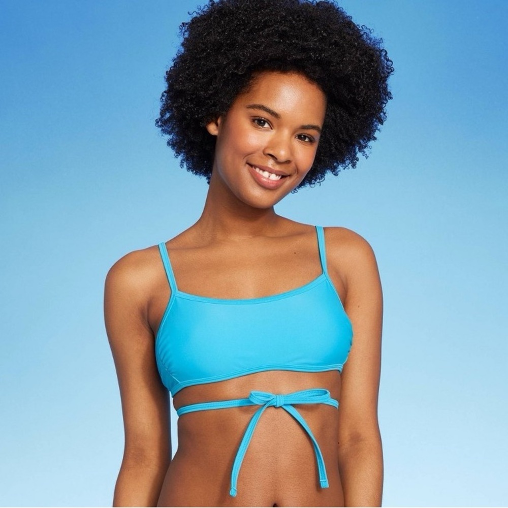 💙Women's Strappy Bralette Bikini Top